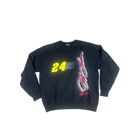 Vintage NASCAR 1997 Jeff Gordon 24 Dupont Racing Crewneck Sweatshirt Pullover XL - Picture 1 of 12
